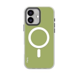 Piili iPhone 16 Phantom Magsafe Yeşil Kılıf