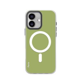 Piili iPhone 16 Phantom Magsafe Yeşil Kılıf