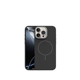 Piili iPhone 16 Pro Carbon Pulse Magsafe Siyah Uyumlu Telefon Kılıfı