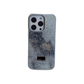 Piili iPhone 16 Pro Diamond Serisi Beyaz Telefon Kılıfı