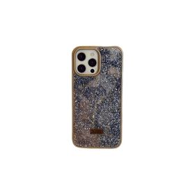 Piili iPhone 16 Pro Diamond Serisi Kahverengi Telefon Kılıfı