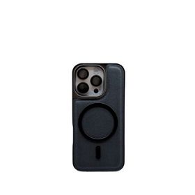 Piili iPhone 16 Pro Max Arcave Magsafe Siyah Uyumlu Telefon Kılıfı