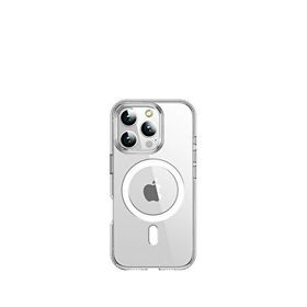 Piili iPhone 16 Pro Max Magsafe Crystal Clear Şeffaf Uyumlu Telefon Kılıfı