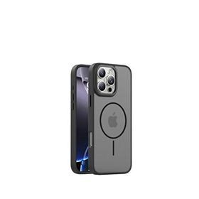 Piili iPhone 16 Pro Max Siyah Shadow Magsafe Uyumlu Telefon Kılıfı