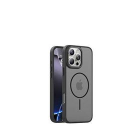 Piili iPhone 16 Pro Siyah Shadow Magsafe Uyumlu Telefon Kılıfı