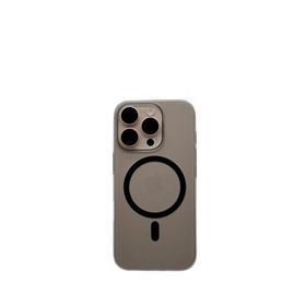 Piili iPhone 16 Pro Ultra Slim Magsafe Gri Uyumlu Telefon Kılıfı