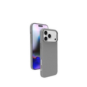 Piili iPhone 17 Air Kevlar Magsafe Gri Uyumlu Telefon Kılıfı