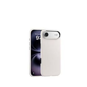 Piili iPhone 17 Air Leather Titanyum Deri Magsafe Beyaz Uyumlu Telefon Kılıfı