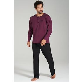 Pijadore 1687 Siyah Erkek Pijama Takımı