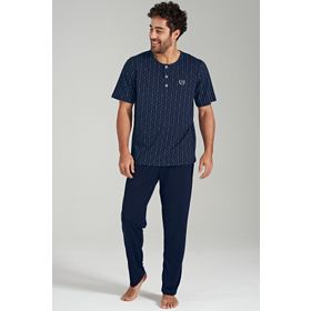Pijadore 1693 Mavi Erkek Pijama Takımı