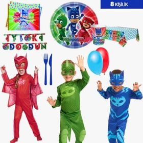 Pijamaskeliler Doğum Günü Parti Seti