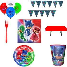Pijamaskeliler Doğum Günü Parti Seti