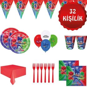 Pijamaskeliler Doğum Günü Parti Seti