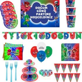 Pijamaskeliler Doğum Günü Parti Seti