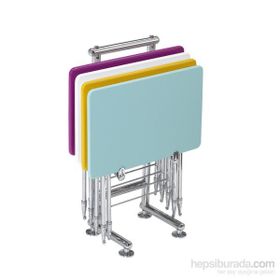 Pikma Gökkuşağı Safir Demonte Çanta Zigon Sehpa