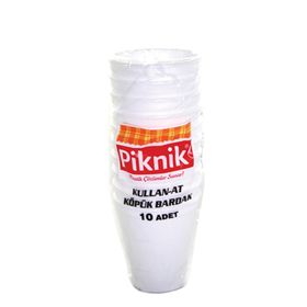 Piknik 10'lu Köpük Bardak