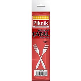 Piknik 10'lu Kristal Çatal