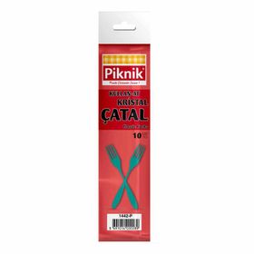 Piknik 10'lu Kristal Çatal