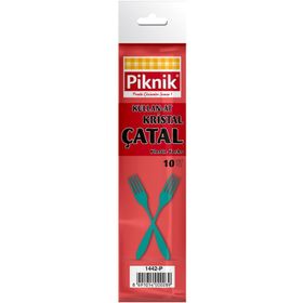 Piknik 10'lu Kristal Çatal
