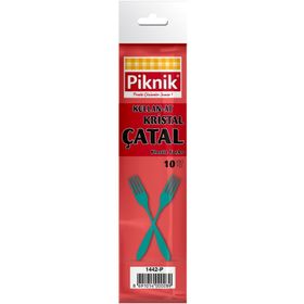 Piknik 10'lu Kristal Çatal