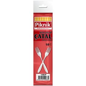 Piknik 10'lu Plastik Çatal