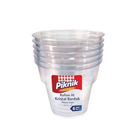 Piknik 6'lı Paket Kullan At Kristal Bardak