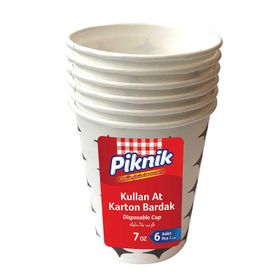 Piknik 7 Oz 6'lı Karton Bardak