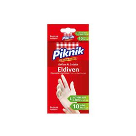 Piknik Büyük Boy 10'lu Lateks Eldiven