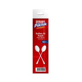 Piknik Büyük Boy 10'lu Plastik Kaşık