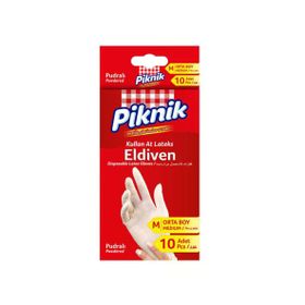 Piknik Orta Boy 10'lu Lateks Eldiven