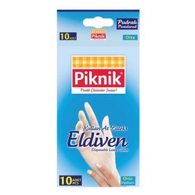 Piknik Orta Boy 10'lu Lateks Eldiven