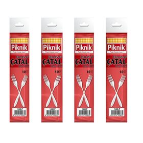 Piknik P-1488 40'lı Plastik Çatal