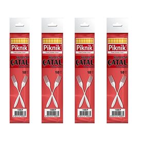Piknik P-1488 40'lı Plastik Çatal