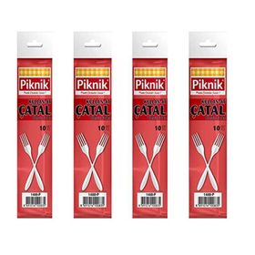 Piknik P-1488 40'lı Plastik Çatal