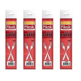 Piknik P-1488 40'lı Plastik Çatal