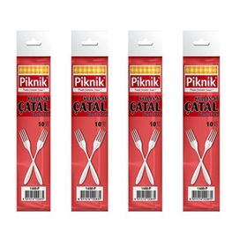 Piknik P-1488 40'lı Plastik Çatal