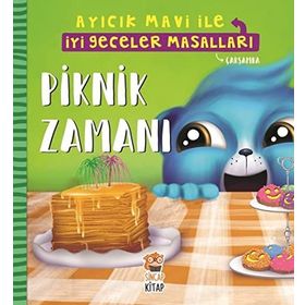 Piknik Zamanı / Ayıcık Mavi İle İyi Geceler Masalları - Melek Dinçer - Sincap Kitap Yayınları