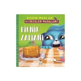 Piknik Zamanı / Ayıcık Mavi İle İyi Geceler Masalları - Melek Dinçer - Sincap Kitap Yayınları