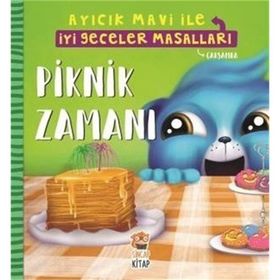 Piknik Zamanı / Ayıcık Mavi İle İyi Geceler Masalları - Melek Dinçer - Sincap Kitap Yayınları