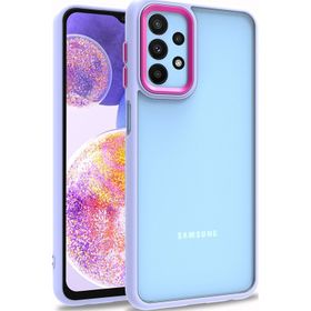 Pilanix Samsung Galaxy M23 Silikon Kenarlı Arkası Şeffaf F Kılıf
