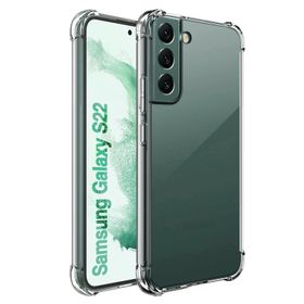 Pilanix Samsung Galaxy S22 Kamera Korumalı Şeffaf Antishoc Kılıf