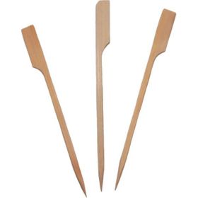 Pilelistore 20 cm 100 Adet Özel Ahşap Yassı Saplı Çöp Şiş Çubuğu