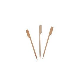 Pilelistore 9 cm 100 Adet Özel Ahşap Yassı Saplı Çöp Şiş Çubuğu