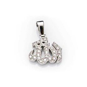 pilelistore 925 Ayar Gümüş Allah Yazılı Kadın Gümüş Kolye