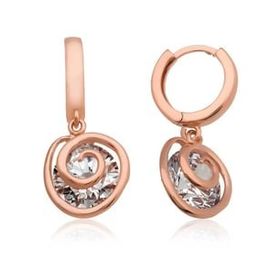 Pilelistore 925 Ayar Gümüş Aşk Döngüsü Küpe