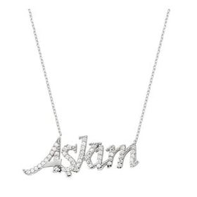 Pilelistore 925 Ayar Gümüş Aşkım Gümüş Kolye
