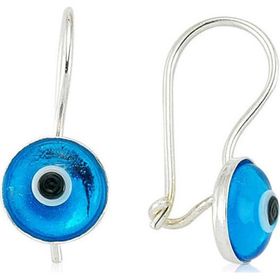 Pilelistore 925 Ayar Gümüş Sallantılı Nazar Küpe