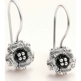 Pilelistore Gümüş Sallantılı Gül Kadın Küpe
