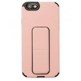 pilelistore iPhone 6 Mega Standlı Pudra Silikon Kılıf