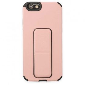 pilelistore iPhone 6 Mega Standlı Pudra Silikon Kılıf